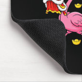 Chinesisches Pferd Flamingo Lustig Kinder Männer F Mousepad (Ecke)