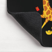 Chinesisches Pferd Giraffe Lustig Kinder Männer Fr Mousepad (Ecke)