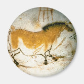 Chinesisches Pferd,Lascaux prähistorische Höhlenma Magnet (Vorne)