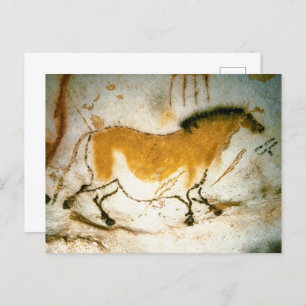 Chinesisches Pferd,Lascaux prähistorische Höhlenma Postkarte