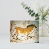 Chinesisches Pferd,Lascaux prähistorische Höhlenma Postkarte (Stehend Vorderseite)