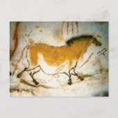 Chinesisches Pferd,Lascaux prähistorische Höhlenma Postkarte (Vorderseite)