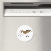 Chinesisches Pferd Magnet (In Situ (Geschirrspüler))