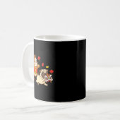 Chinesisches Pferd Mops Lustige Kinder Männer Frau Kaffeetasse (Vorderseite Links)