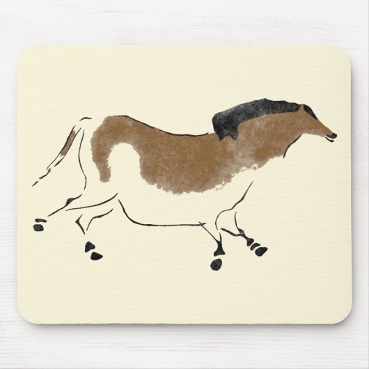 Chinesisches Pferd Mousepad (Vorne)