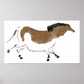 Chinesisches Pferd Poster (Vorne)