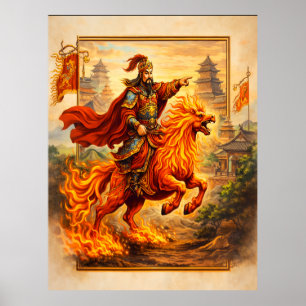 Chinesisches Pferdejahr 2026 Feierlichkeiten Poster