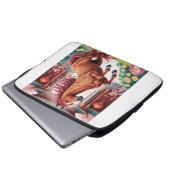 Chinesisches Pferdejahr Laptopschutzhülle (Vorne Knopf)