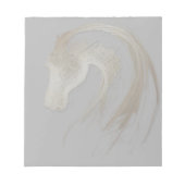 Chinesisches Pferdejahr Zodiac Geburtstag Notepad Notizblock (Vorderseite)