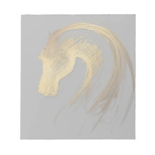 Chinesisches Pferdejahr Zodiac Geburtstag Notepad Notizblock