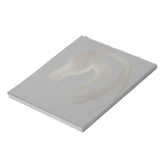 Chinesisches Pferdejahr Zodiac Geburtstag Notepad  Notizblock (Rotiert)