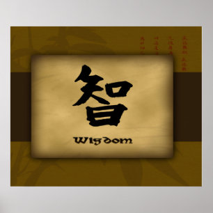 Chinesisches Poster der Weisheit
