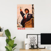 Chinesisches Propagandaplakat Halte dein Land im Poster (Heimbüro)