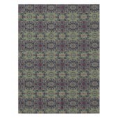 Chinesisches Qing Dynsty Blume Brocade-Muster Tischdecke (Vorderseite)