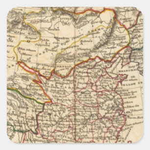 Chinesisches Reich Quadratischer Aufkleber