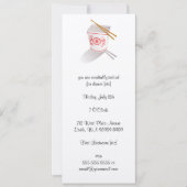 Chinesisches Restaurant Einladung (Vorderseite)