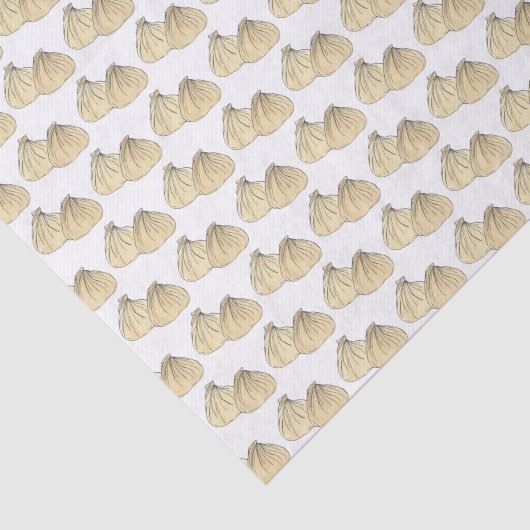 Chinesisches Restaurant Essen Shumai Dumplings Seidenpapier (Ausschnitt)