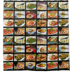Chinesisches Restaurant Foto Duschvorhang