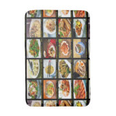 Chinesisches Restaurant Foto Menü Board Badematte (Vorderseite Vertikal)