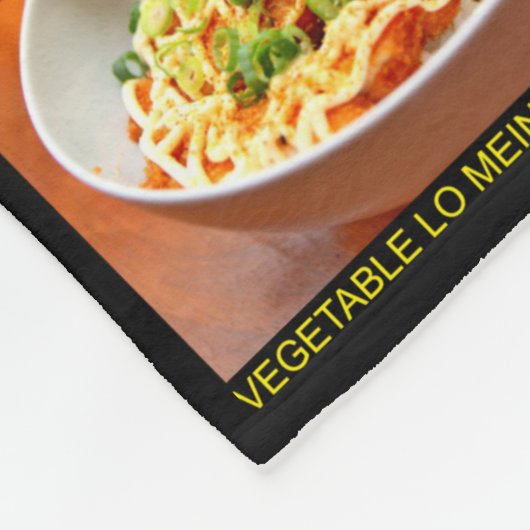 Chinesisches Restaurant Foto Menü Board Fleecedecke (Ecke)