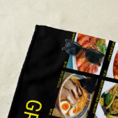 Chinesisches Restaurant Foto Menü Board Strandtuch (Beispiel)