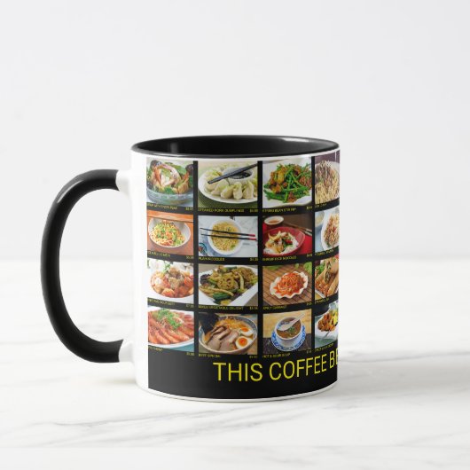 Chinesisches Restaurant Foto Menü Board Tasse (Links)