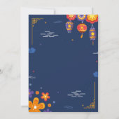 Chinesisches Restaurant für Geburtstagsfeier - Asi Einladung (Rückseite)