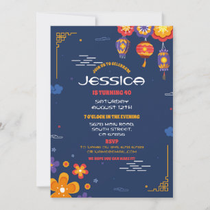 Chinesisches Restaurant für Geburtstagsfeier - Asi Einladung