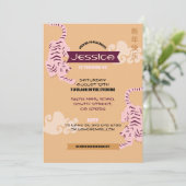 Chinesisches Restaurant für Geburtstagsfeier - Asi Einladung (Stehend Vorderseite)