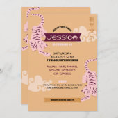 Chinesisches Restaurant für Geburtstagsfeier - Asi Einladung (Vorne/Hinten)