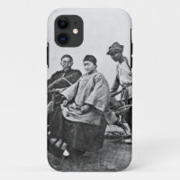 Chinesisches Rickshaw, c.1870 (b/w Foto)