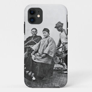 Chinesisches Rickshaw, c.1870 (b/w Foto) Case-Mate iPhone Hülle