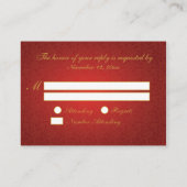 Chinesisches Rot/Gold-Doppelglücksspiel (100 pc) Begleitkarte (Rückseite)