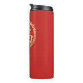 Chinesisches Rotes Glück Jahr des Dog-Umschlags Thermosbecher (Nach rechts gedreht)