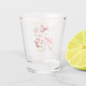 Chinesisches Rotes Party Schnapsglas (Rückseite)