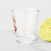 Chinesisches Rotes Party Schnapsglas (Rechts)