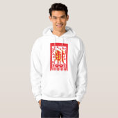 Chinesisches rotes Umschlagdesign mit Wohlstandssy Hoodie (Vorne ganz)