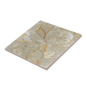 Chinesisches Sahne-Blattmuster Fliese (Seite)