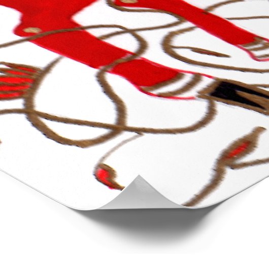 Chinesisches Schaf-Astrologie-Poster Poster (Ecke)