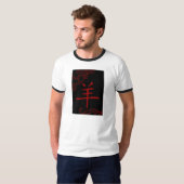 Chinesisches Schafsymbol (geblüht) T-Shirt (Vorne ganz)