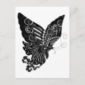Chinesisches Schmetterlingsdesign in Papierform -  Postkarte (Vorderseite)