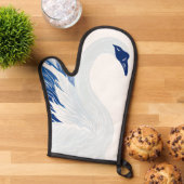 Chinesisches Schwan-Flügel-Muster (Personalisiert) Ofenhandschuh (Oben unten)