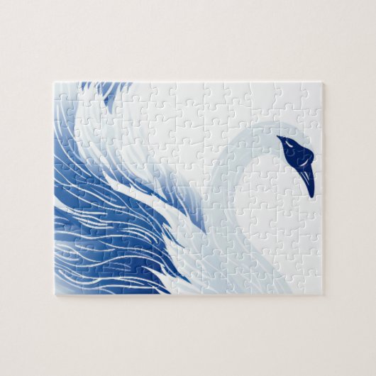 Chinesisches Schwan-Flügel-Muster Puzzle (Horizontal)