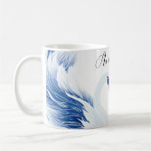 Chinesisches Schwanenmuster Kaffeetasse (Links)
