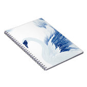 Chinesisches Schwanenmuster Notizblock (Rechte Seite)