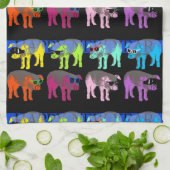 Chinesisches Schweinefleisch Neujahr 2019 Pop V Kü Geschirrtuch (Gefaltet)