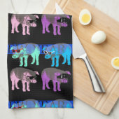 Chinesisches Schweinefleisch Neujahr 2019 Pop V Kü Geschirrtuch (Viertel Falte)