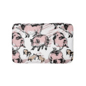 Chinesisches Schweinejahr 2019 Ursprünglicher zeic Badematte (Vorderseite)