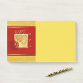 Chinesisches Schweinejahr im Frühjahr 2019 L Post-it Klebezettel (Auf Schreibtisch)