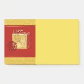 Chinesisches Schweinejahr im Frühjahr 2019 L Post-it Klebezettel (Vorderseite)